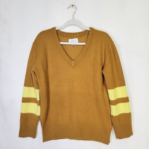Current Elliott The 79 Sweater On Brown Sugar - Picture 4 of 10